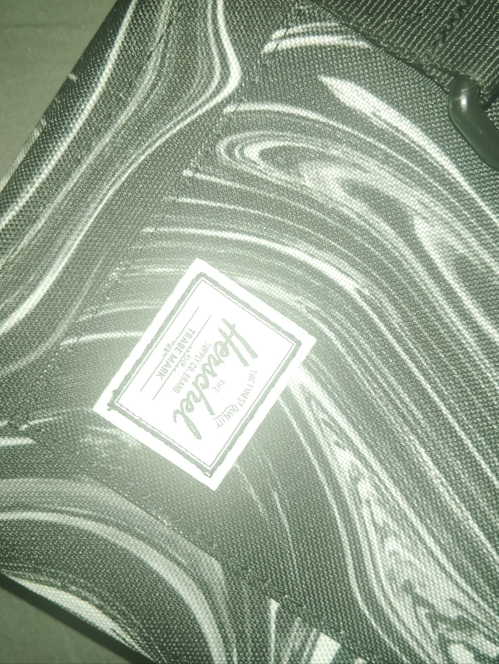 HERSCHEL SUPPLY CO Grey/White Baby Changing Diaper Mat/Storage